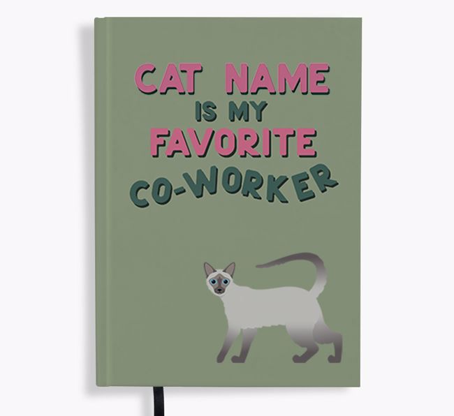 Favourite Co-Worker: Personalized {breedFullName} Notebook